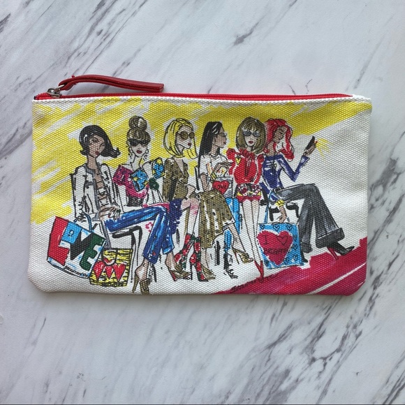 Brighton 2018 Canvas Pouch Makeup Bag - Picture 1 of 7